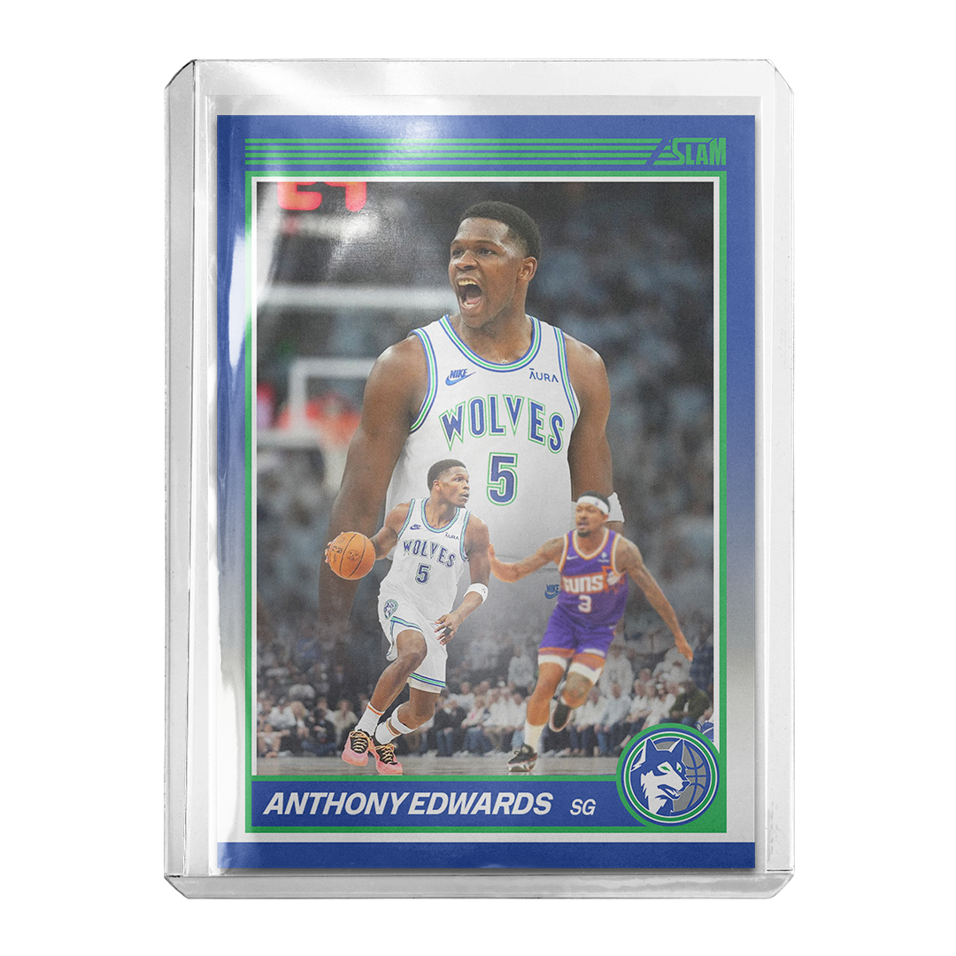 Custom Anthony Edwards Timberwolves Retro Card