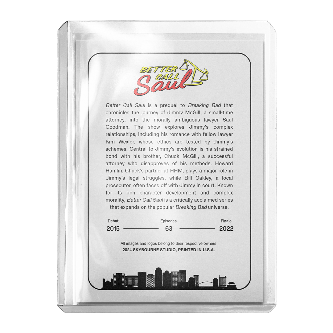Custom Saul Goodman Better Call Saul All Stars Retro Card