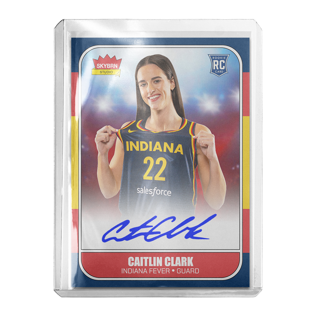 Custom Caitlin Clark Facsimile Rookie Retro Card