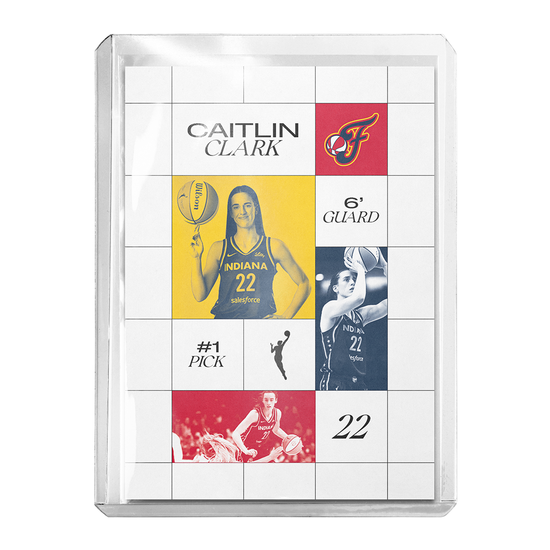 Custom Caitlin Clark #1 Pick Rookie Grid Card