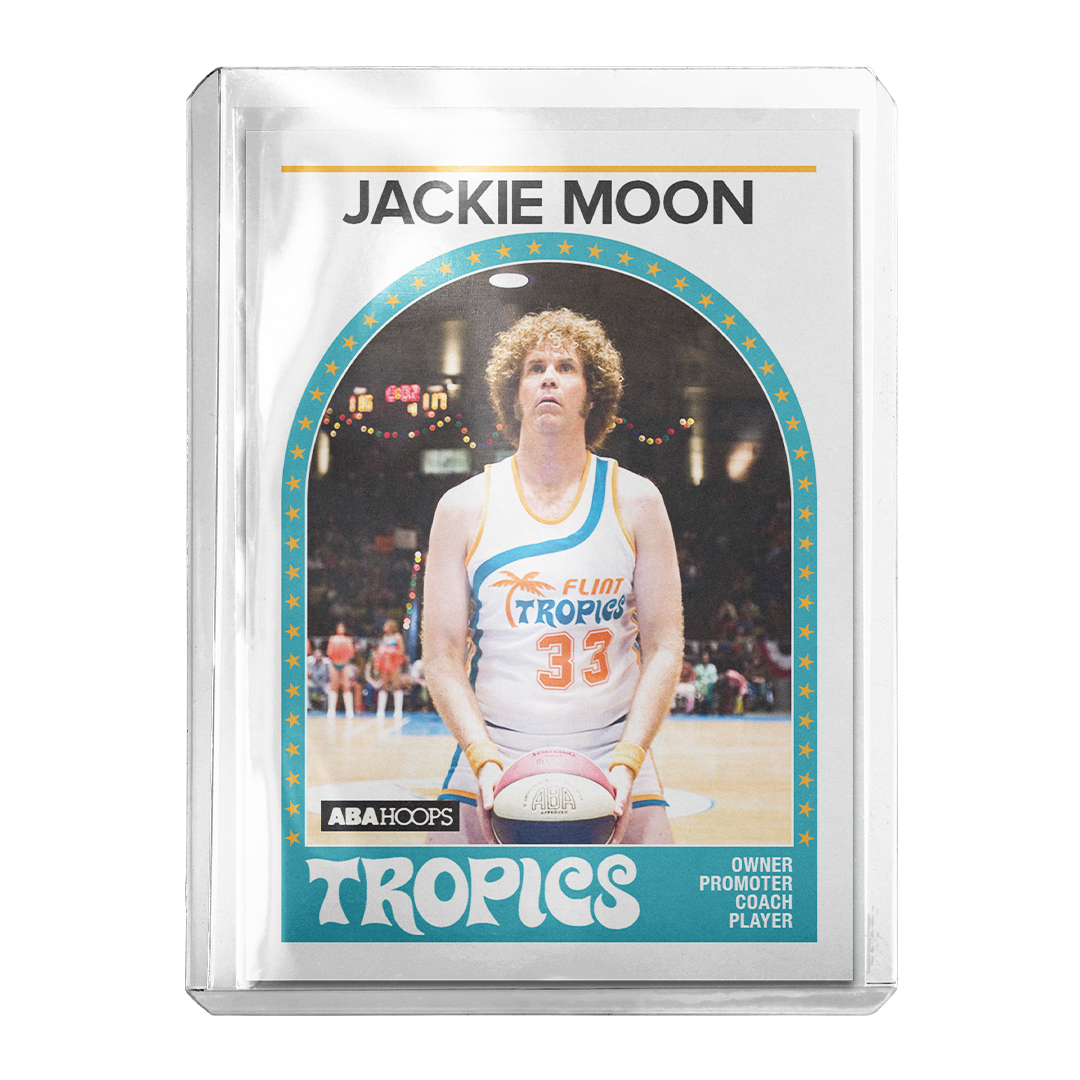 Custom Jackie Moon Semi-Pro Hoops Retro Card