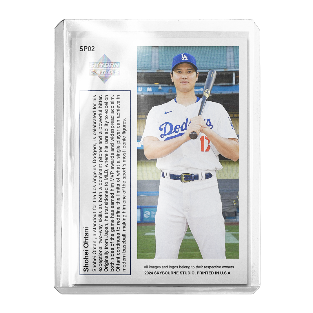 Custom Shohei Ohtani Dodgers Retro Card