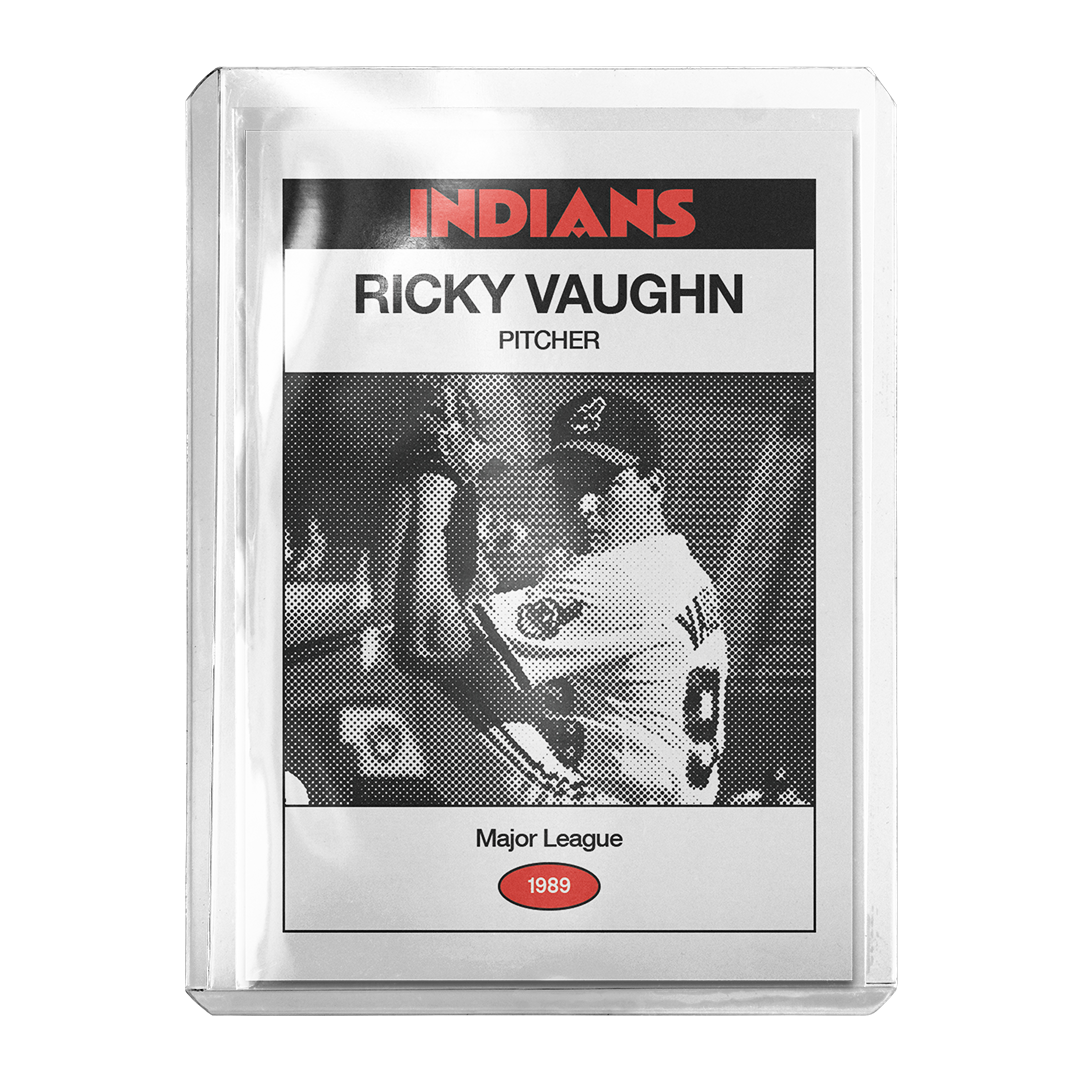 Custom Ricky Vaughn Major League Retro Card