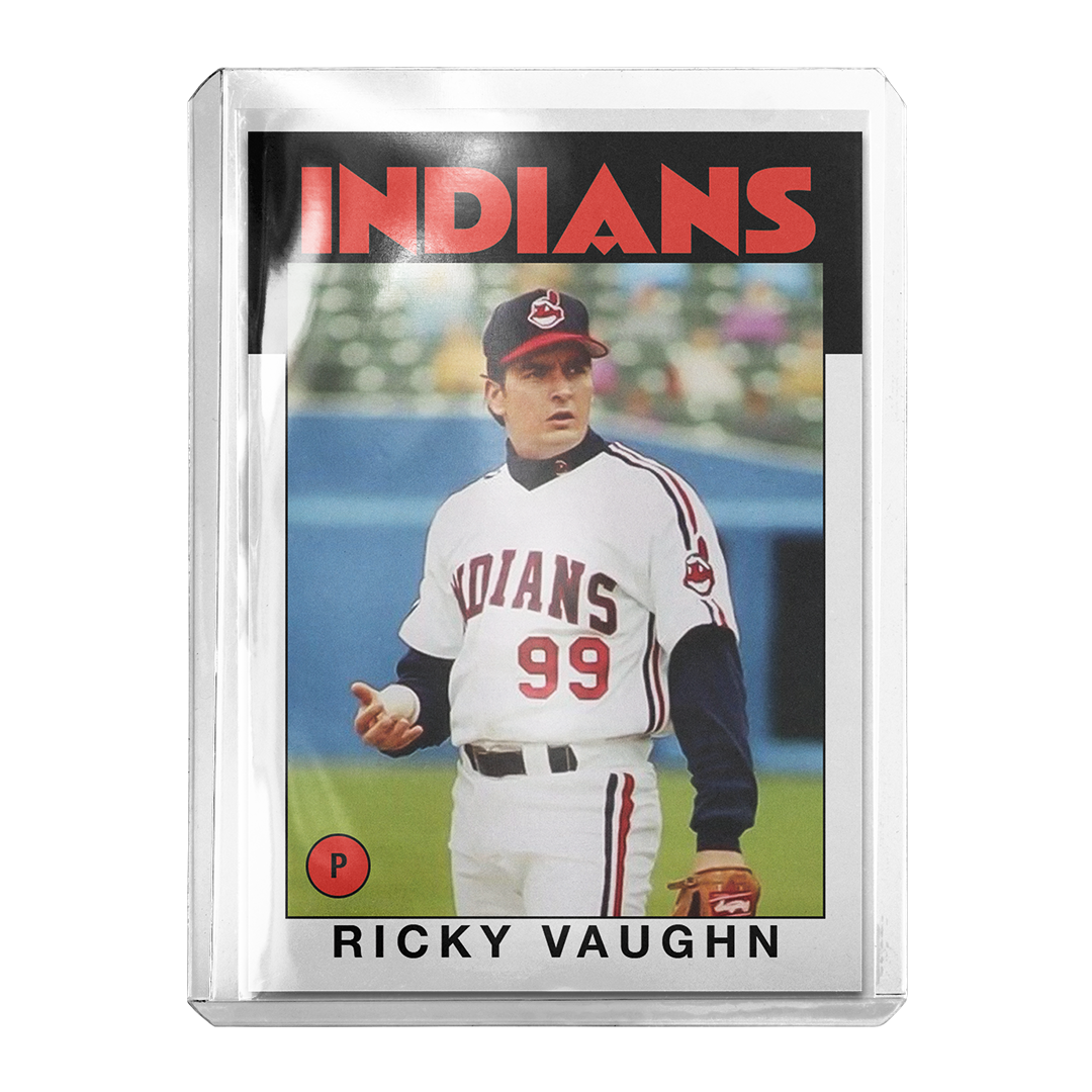 Custom Ricky Vaughn Major League Retro Card
