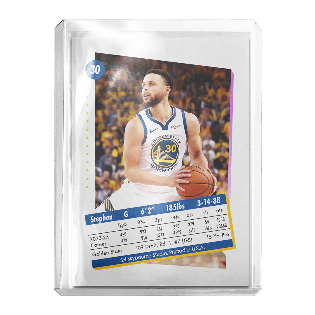 Custom Stephen Cury Skybox Retro Card
