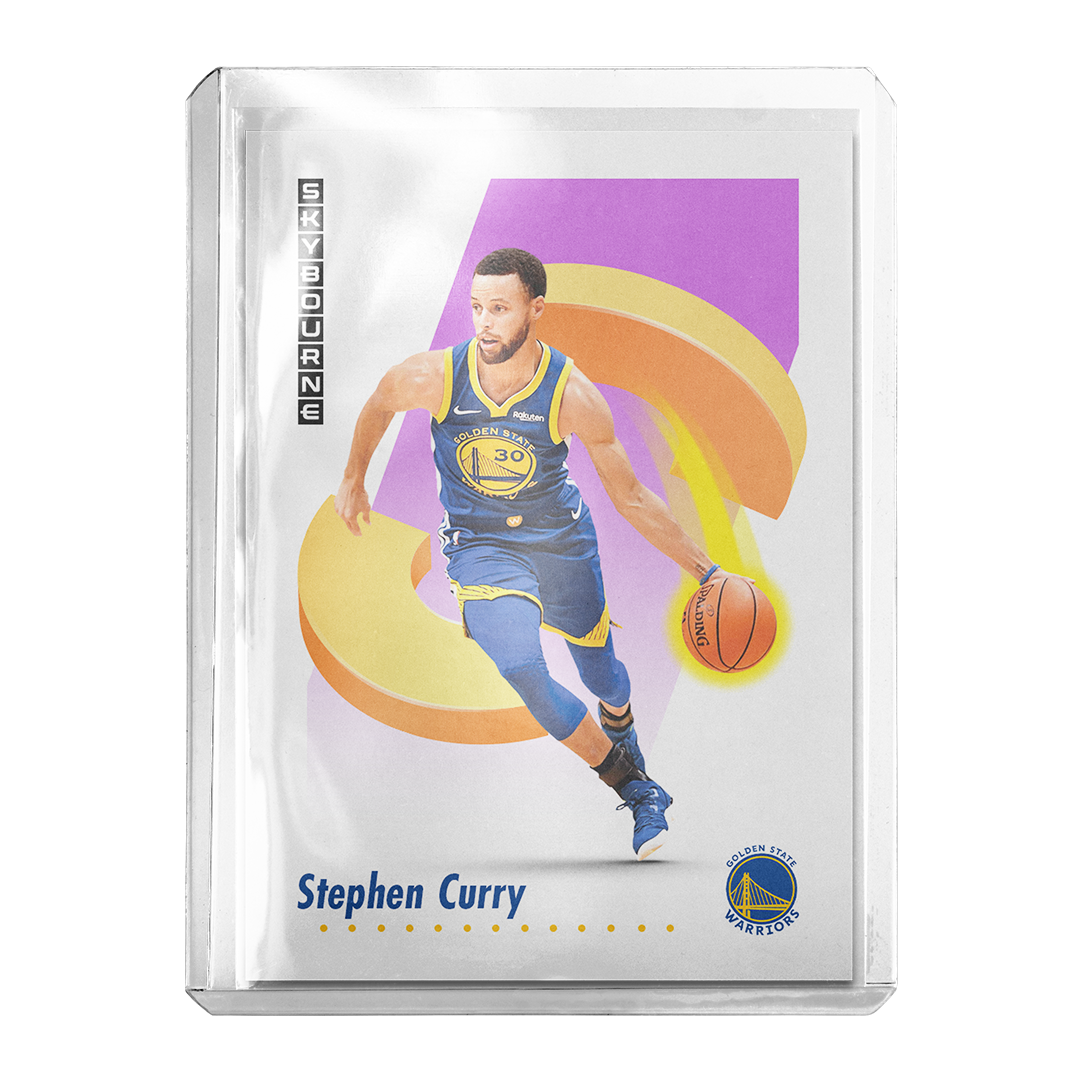 Custom Stephen Cury Skybox Retro Card
