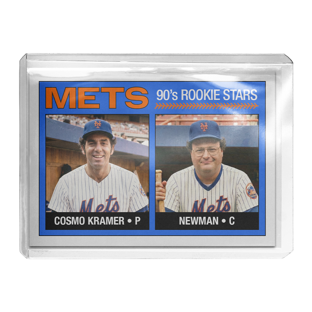 Custom Seinfeld Newman Kramer New York Mets Retro Card
