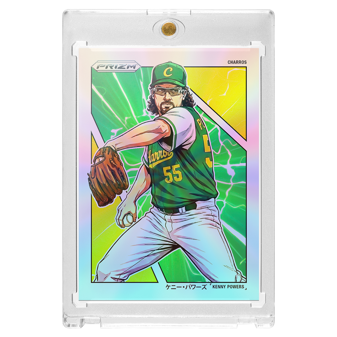 Custom Kenny Powers Silver Holographic Manga Card