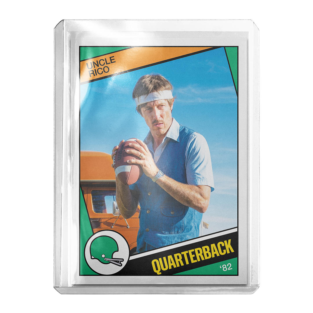 Custom Uncle Rico Napoleon Dynamite 1984 Retro Card