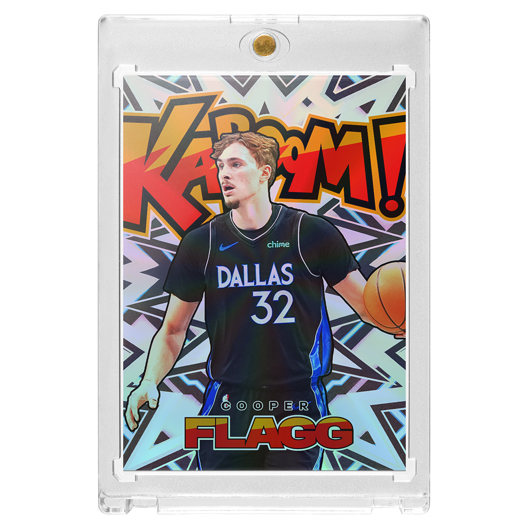 Custom Cooper Flagg Silver Holographic Kaboom Card