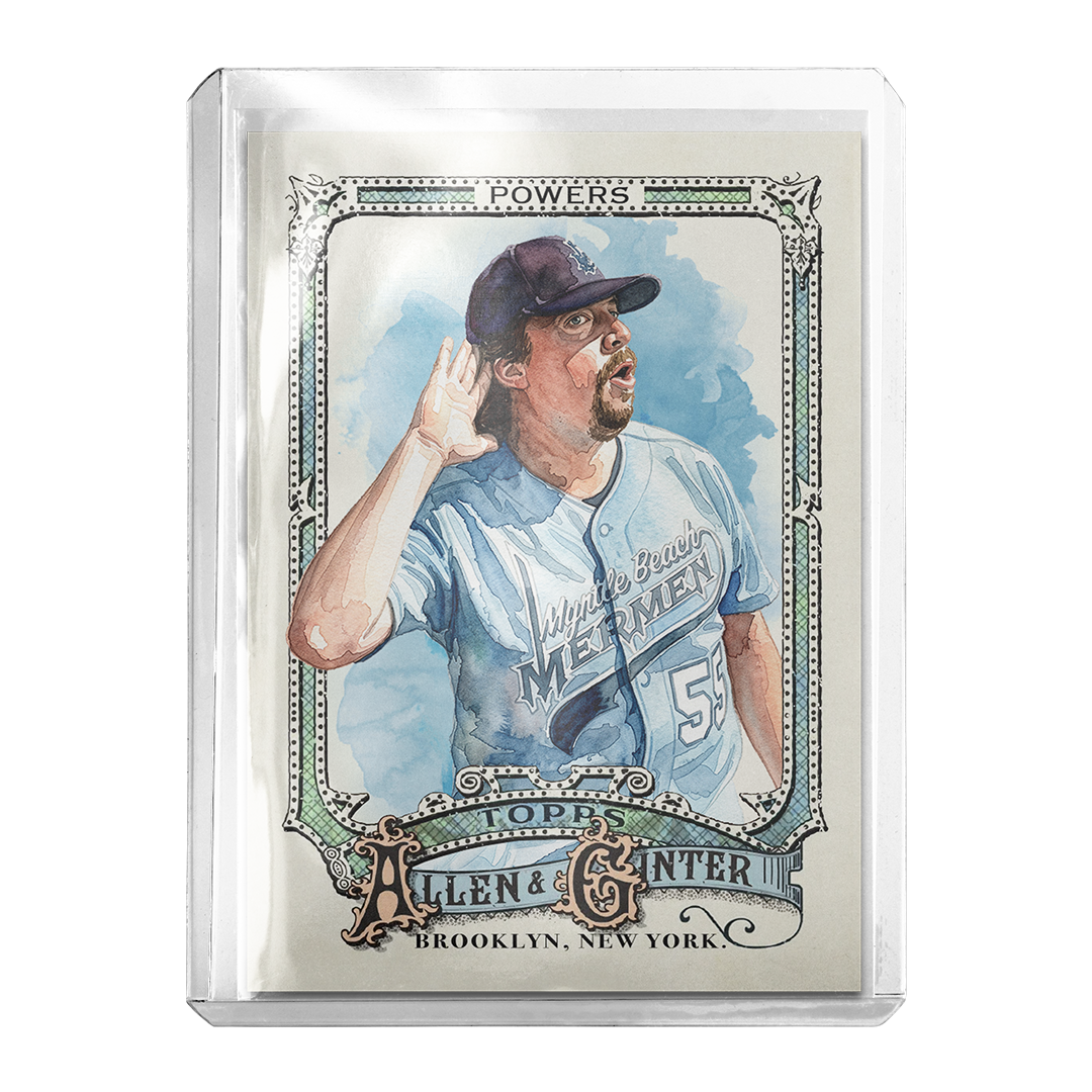 Custom Kenny Powers Allen & Ginter Card