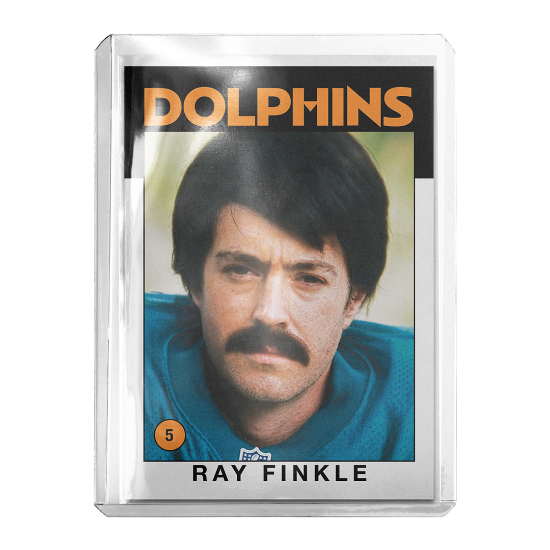 Custom Ray Finkle Ace Ventura Dolphins 1986 Retro Card