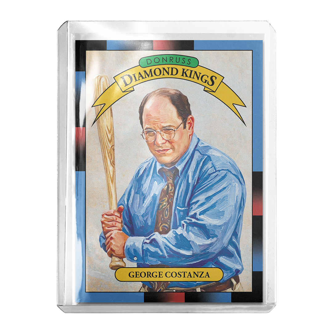 Custom George Costanza Diamond Kings Yankees Retro Card