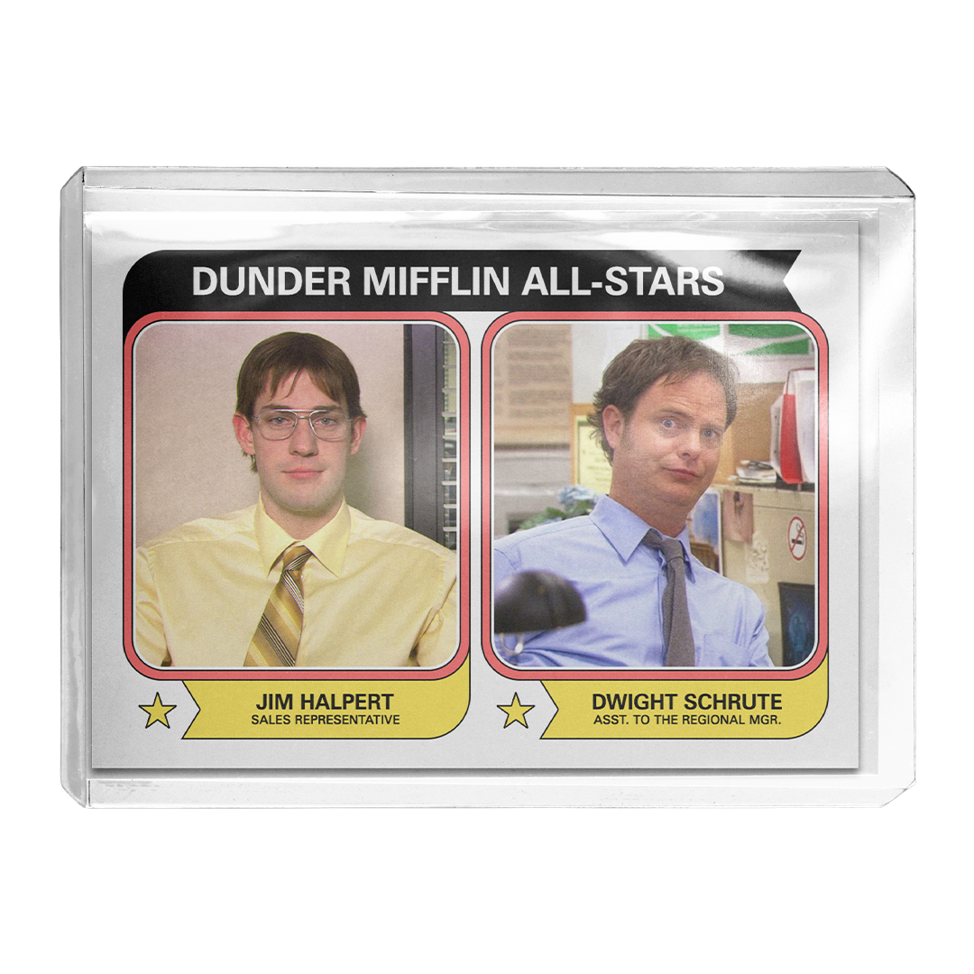 Custom Jim x Dwight 1973 All-Stars Duo Card