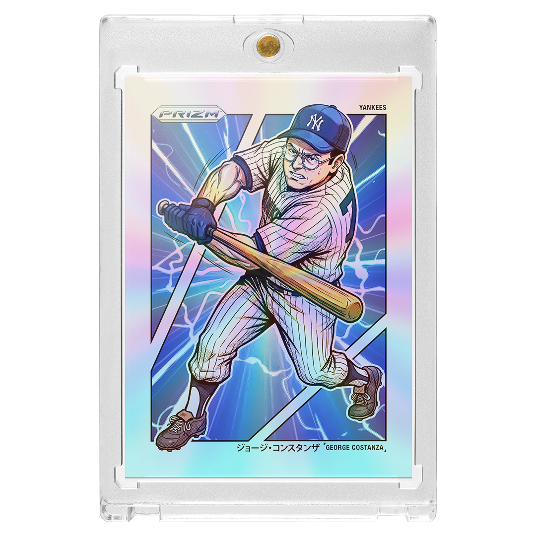 Custom George Costanza Silver Holographic Seinfeld Manga Card