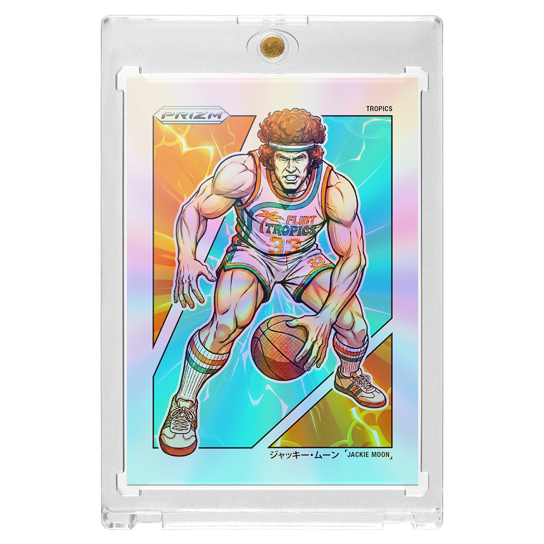 Custom Jackie Moon Silver Holographic Semi-Pro Manga Card