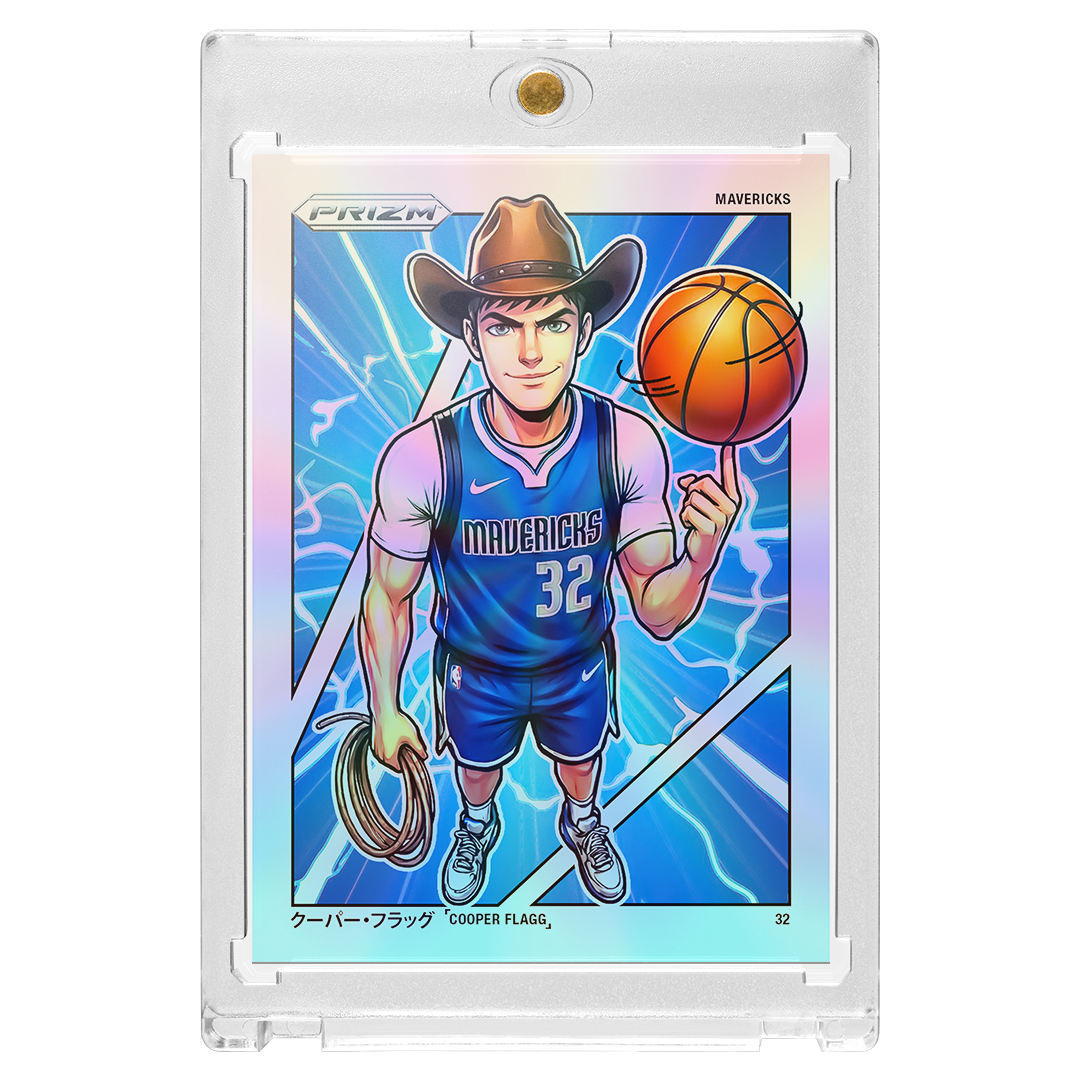 Custom Cooper Flagg Silver Holographic Manga Card – Skybourne