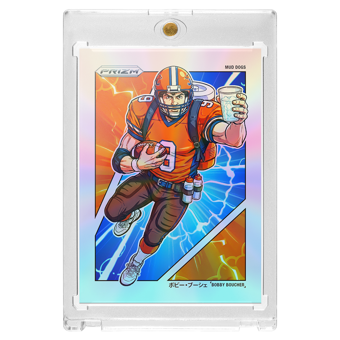 Custom Bobby Boucher Silver Holographic Manga Card