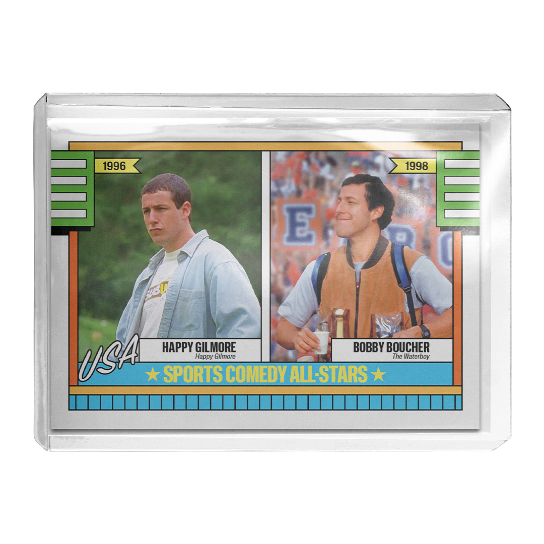 Custom Happy Gilmore Bobby Boucher Comedy Legends Retro Card