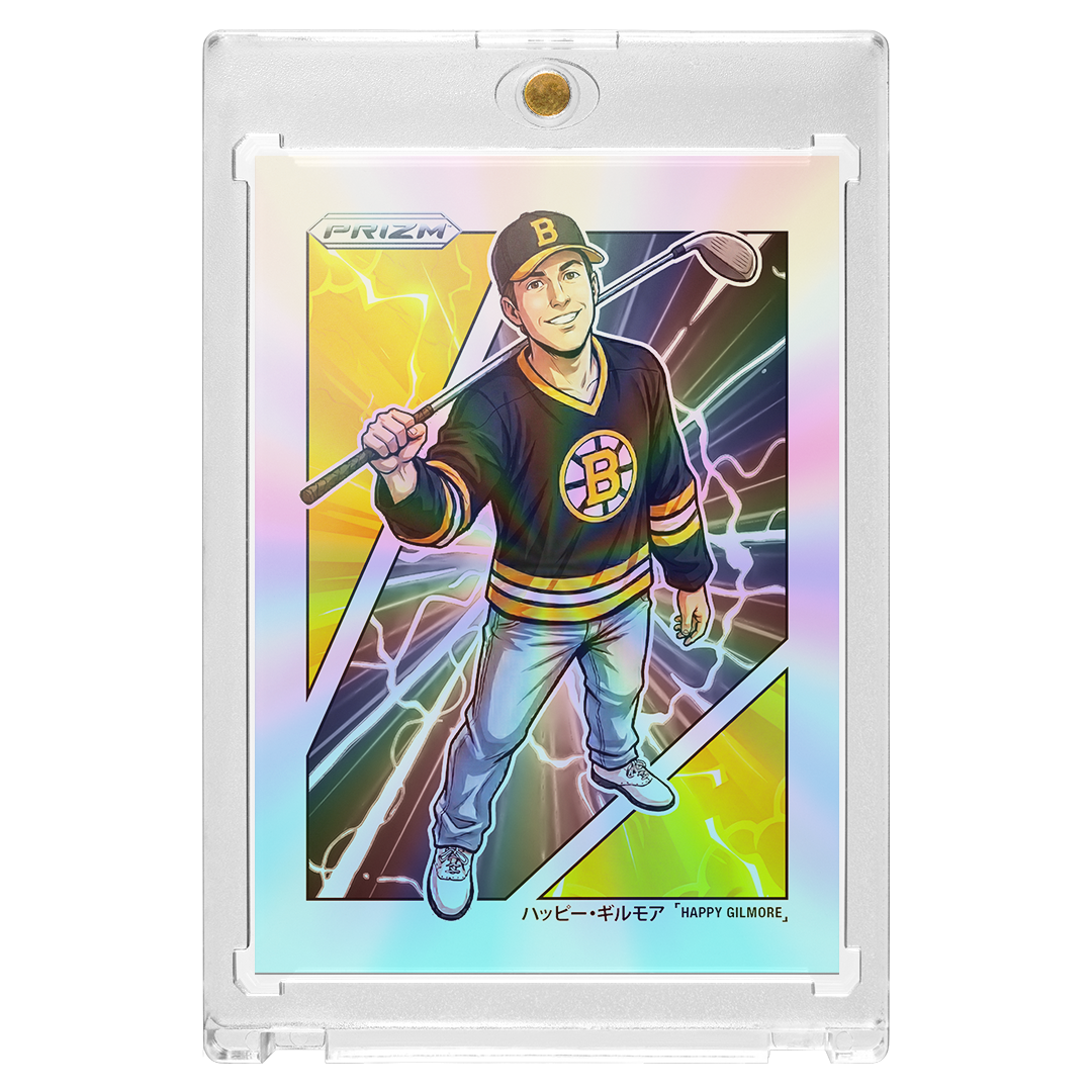 Custom Happy Gilmore Silver Holographic Manga Card