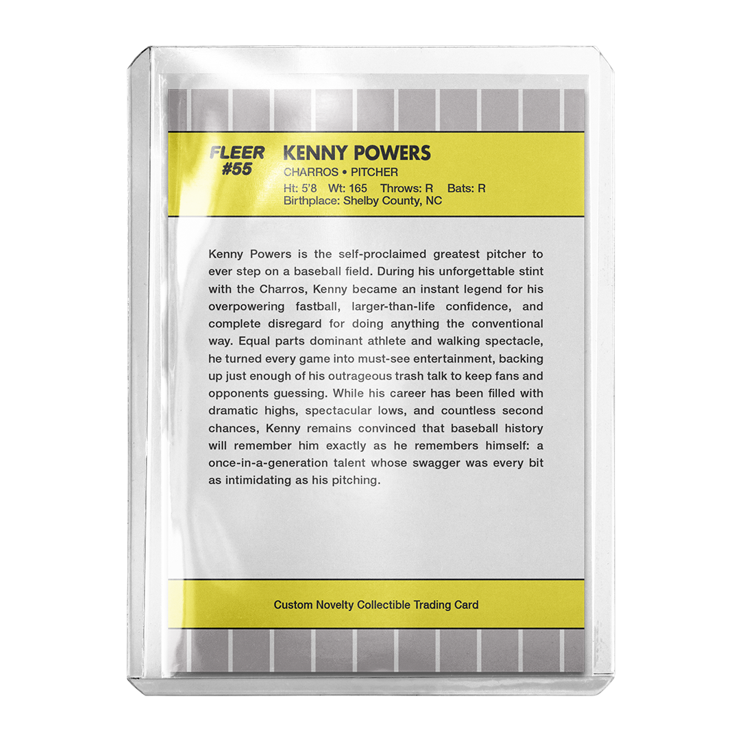 Custom Kenny Powers Error Retro Card