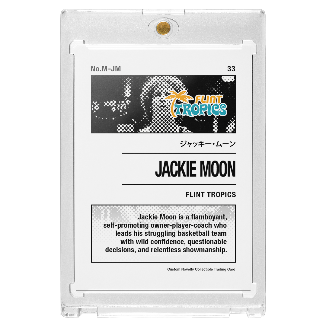 Custom Jackie Moon Silver Holographic Semi-Pro Manga Card