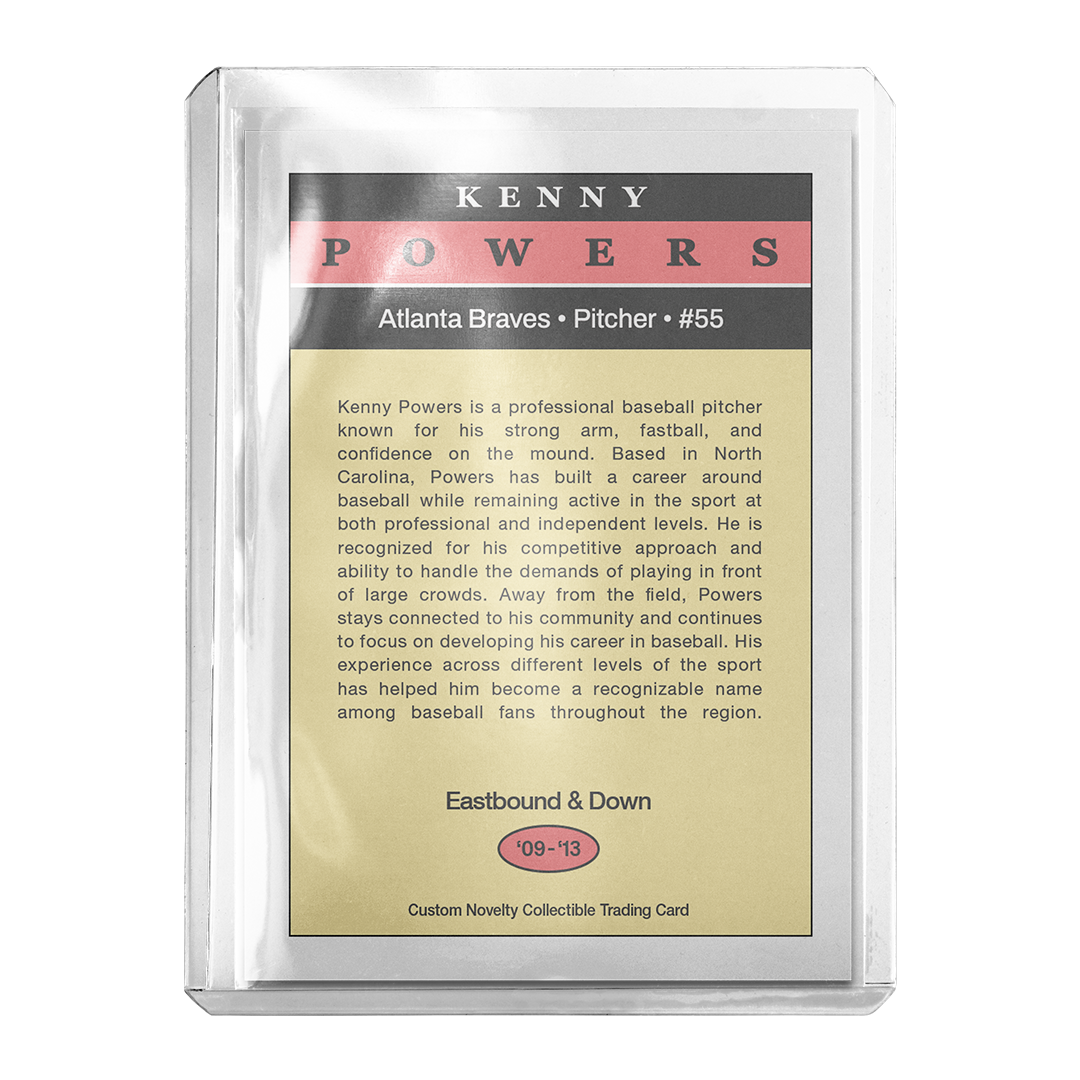 Custom Kenny Powers Pro Visions Retro Card
