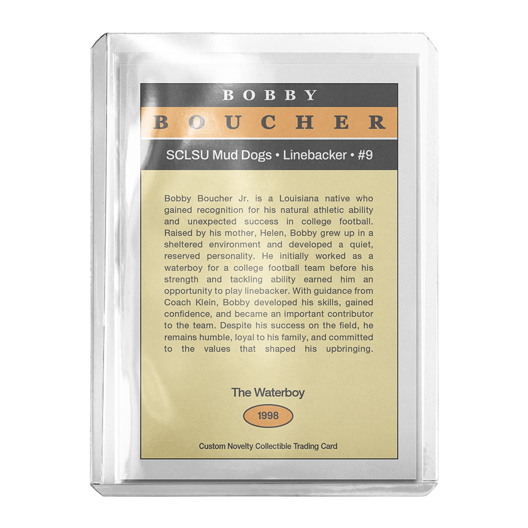 Custom Bobby Boucher Pro Visions Retro Card