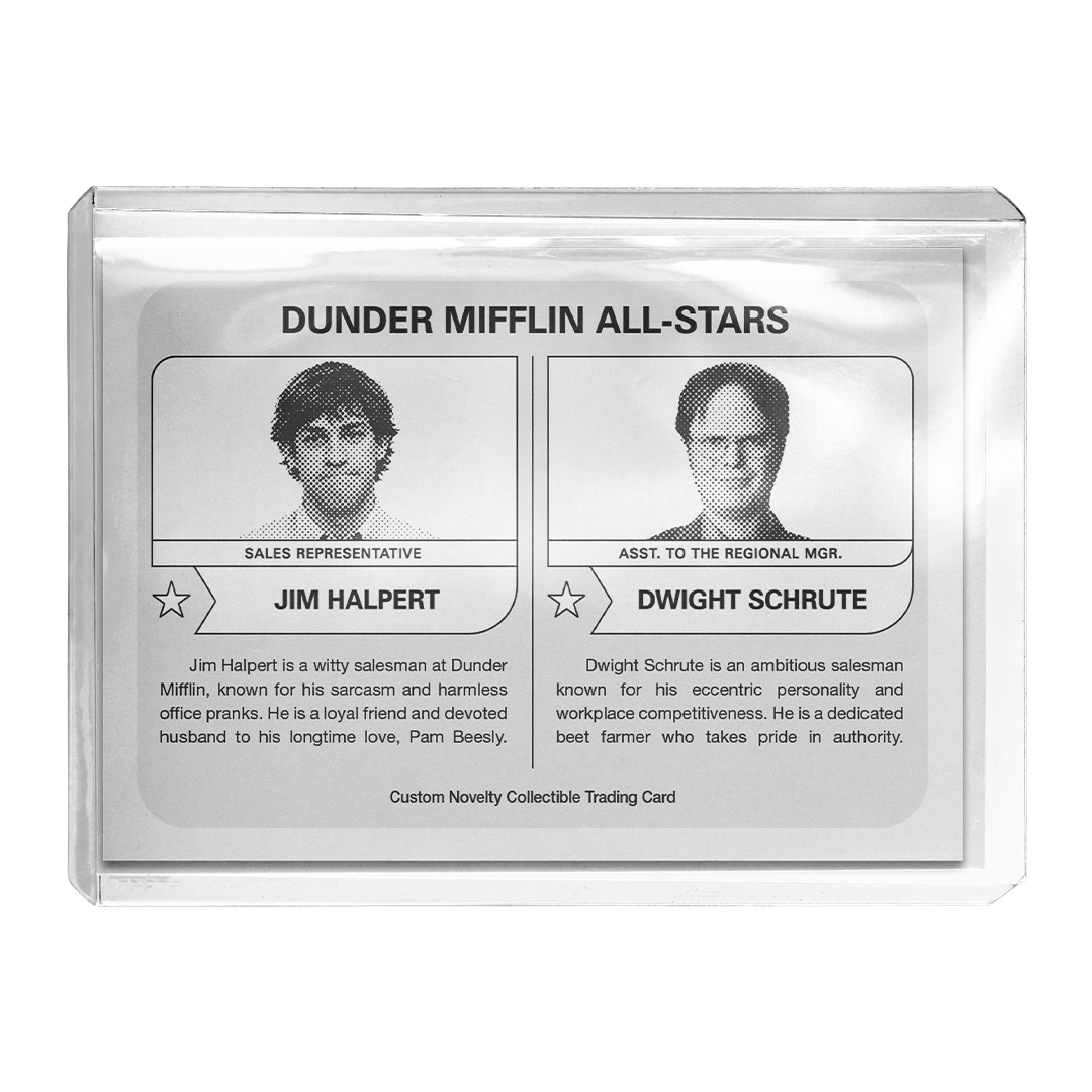 Custom Jim x Dwight 1973 All-Stars Duo Card