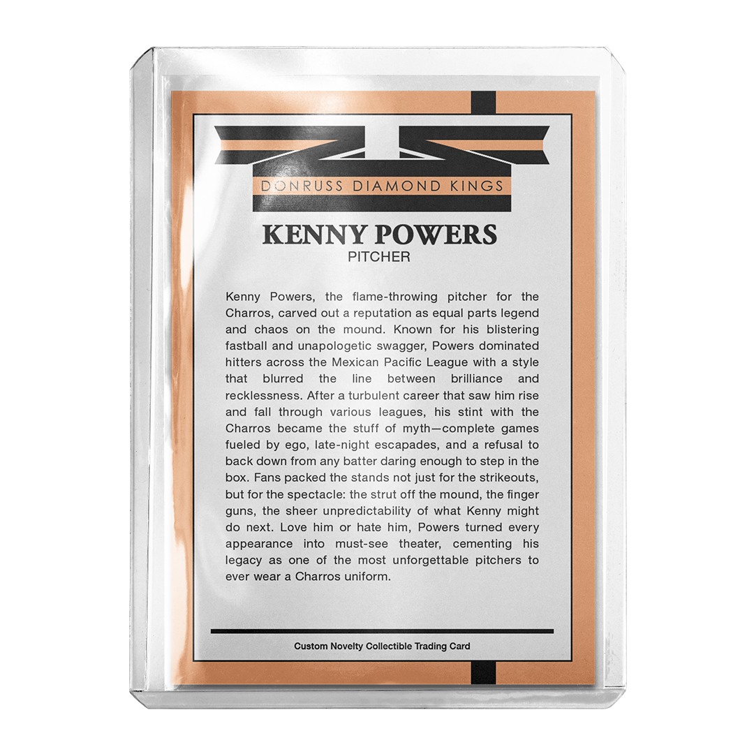Custom Kenny Powers Diamond Kings Retro Card