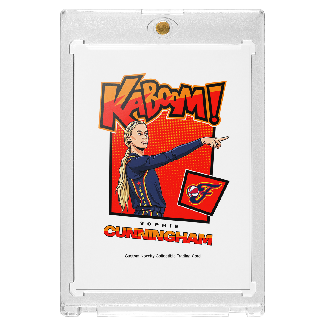 Custom Sophie Cunningham Silver Holographic Kaboom Card
