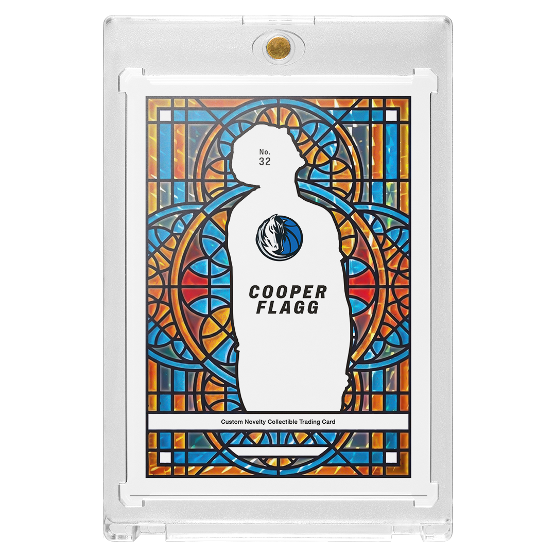 Custom Cooper Flagg Silver Holographic Stained Glass Card – Skybourne