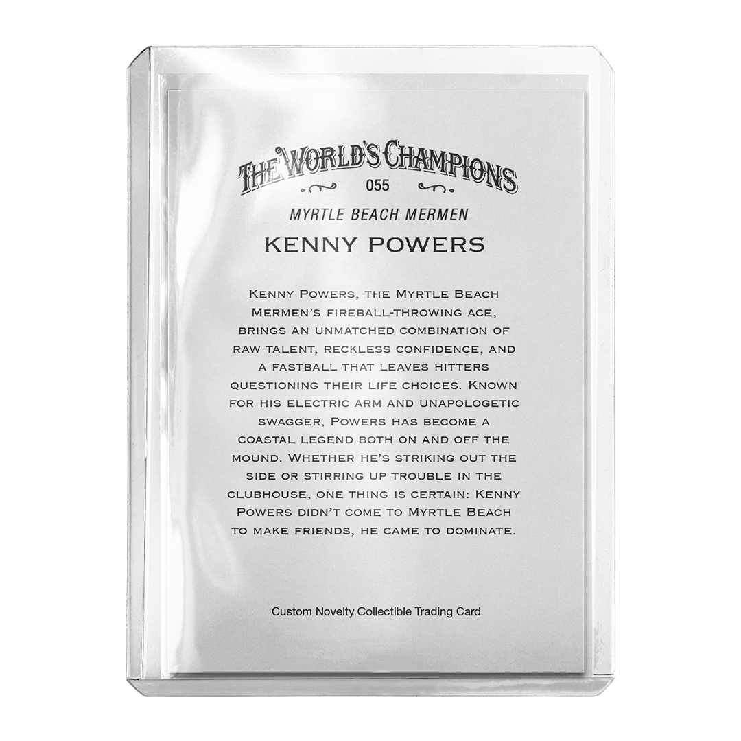 Custom Kenny Powers Allen & Ginter Card
