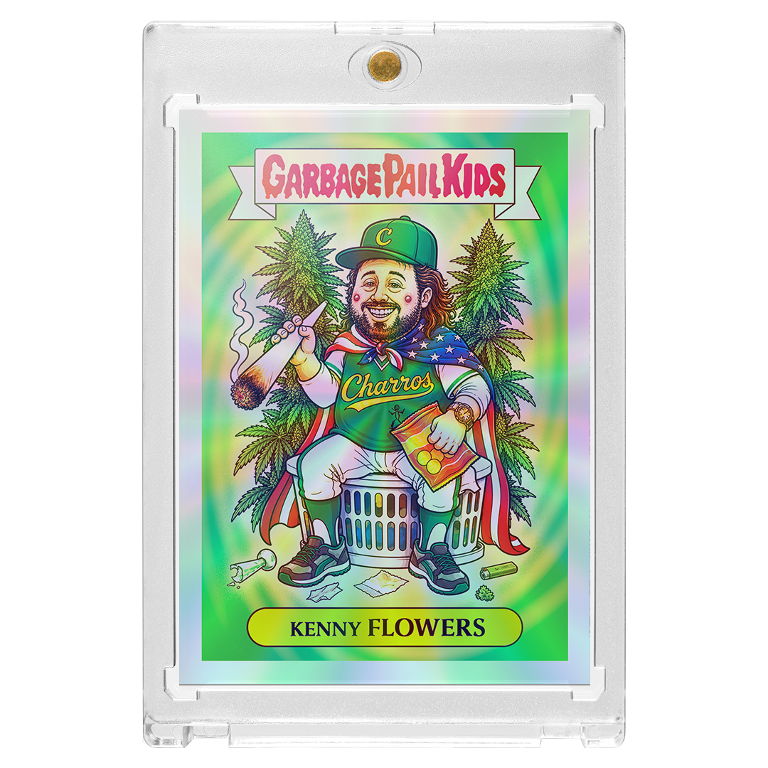 Custom Kenny Powers Retro Garbage Pail Kids Holographic Card