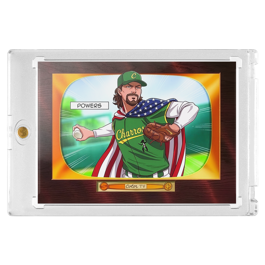 Custom Kenny Powers Eastbound & Down Novelty Anime Charros Baseball Card
