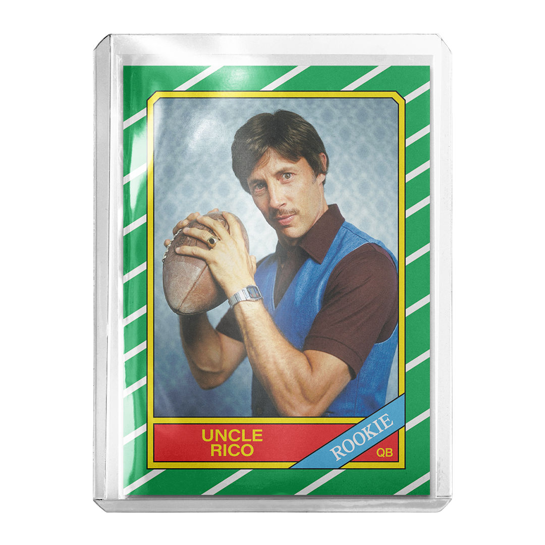Custom Uncle Rico Napoleon Dynamite 1986 Retro Card