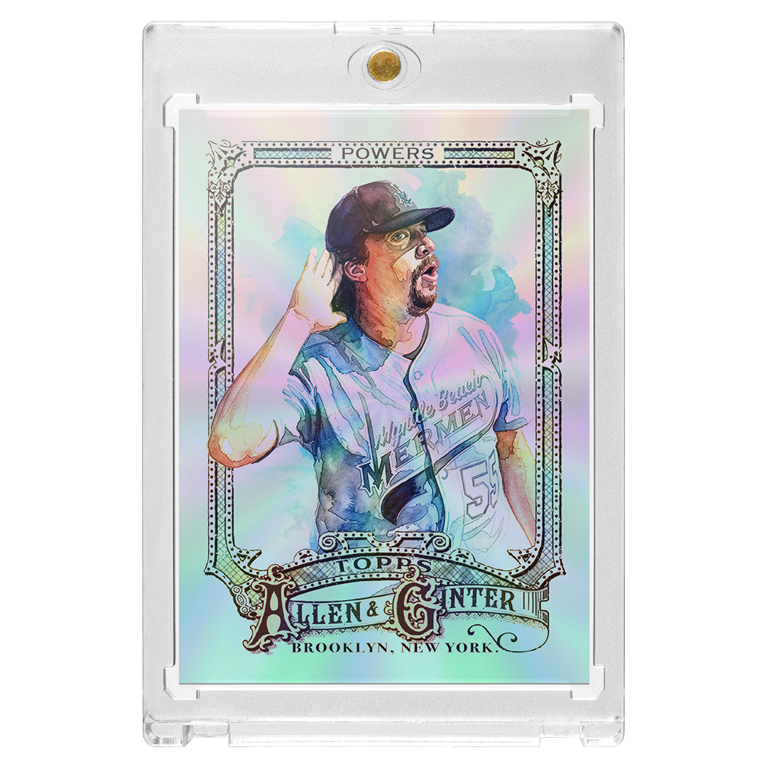 Custom Kenny Powers Allen & Ginter Holographic Card