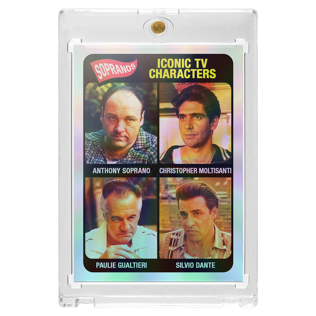 Custom The Sopranos 1965 Holographic Retro Family Card