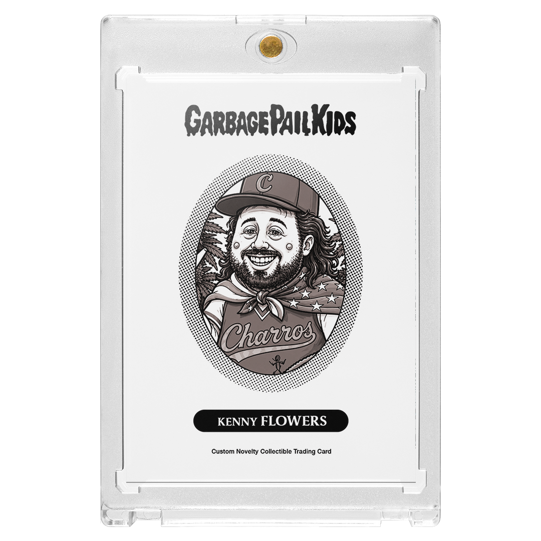 Custom Kenny Powers Retro Garbage Pail Kids Holographic Card