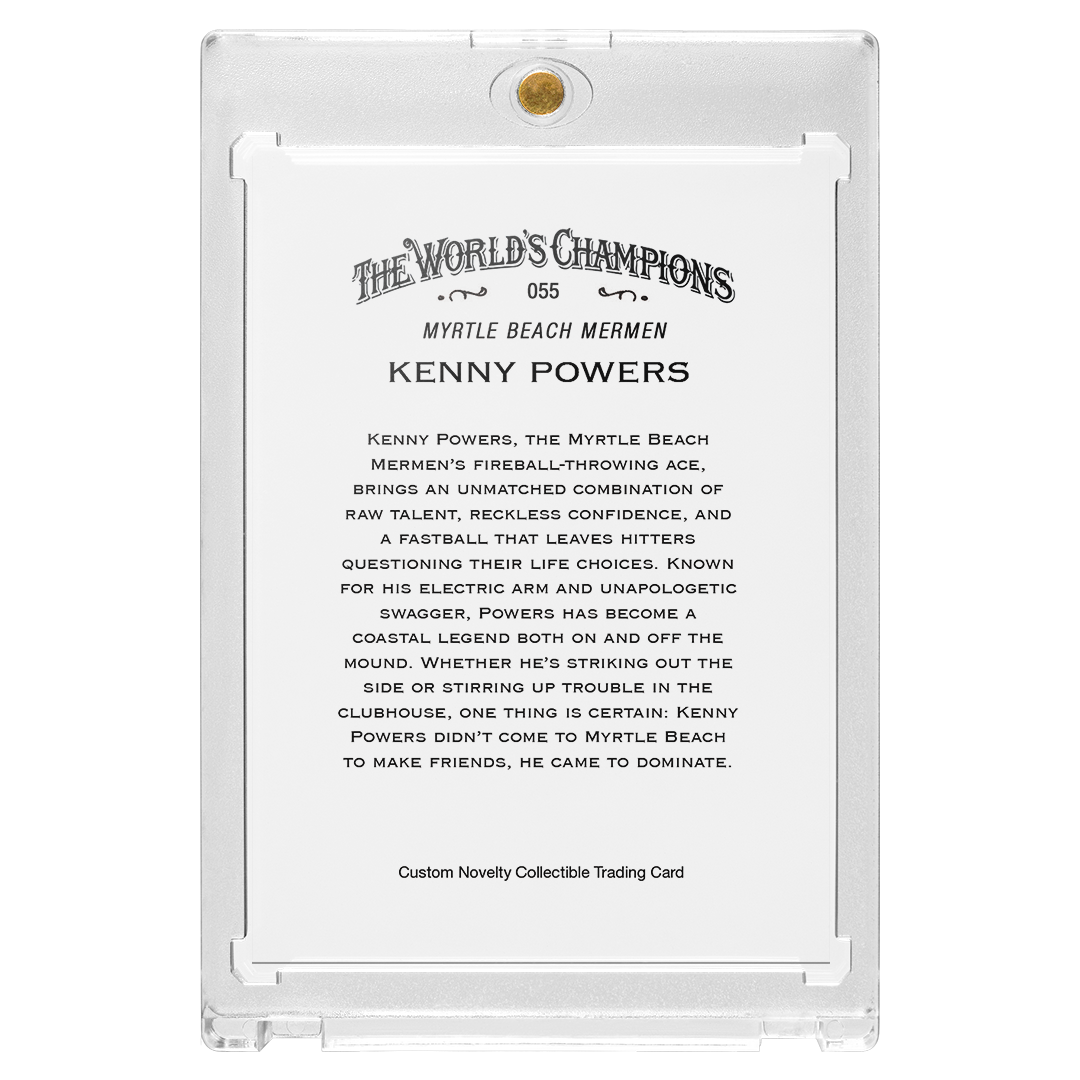 Custom Kenny Powers Allen & Ginter Holographic Card