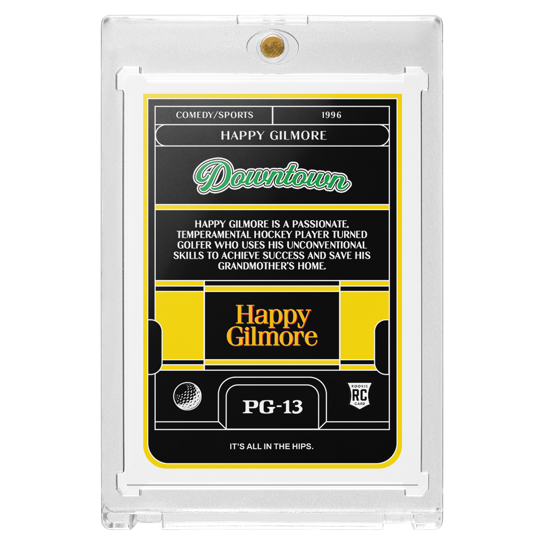 Happy Gilmore - Yellow Downtown Card