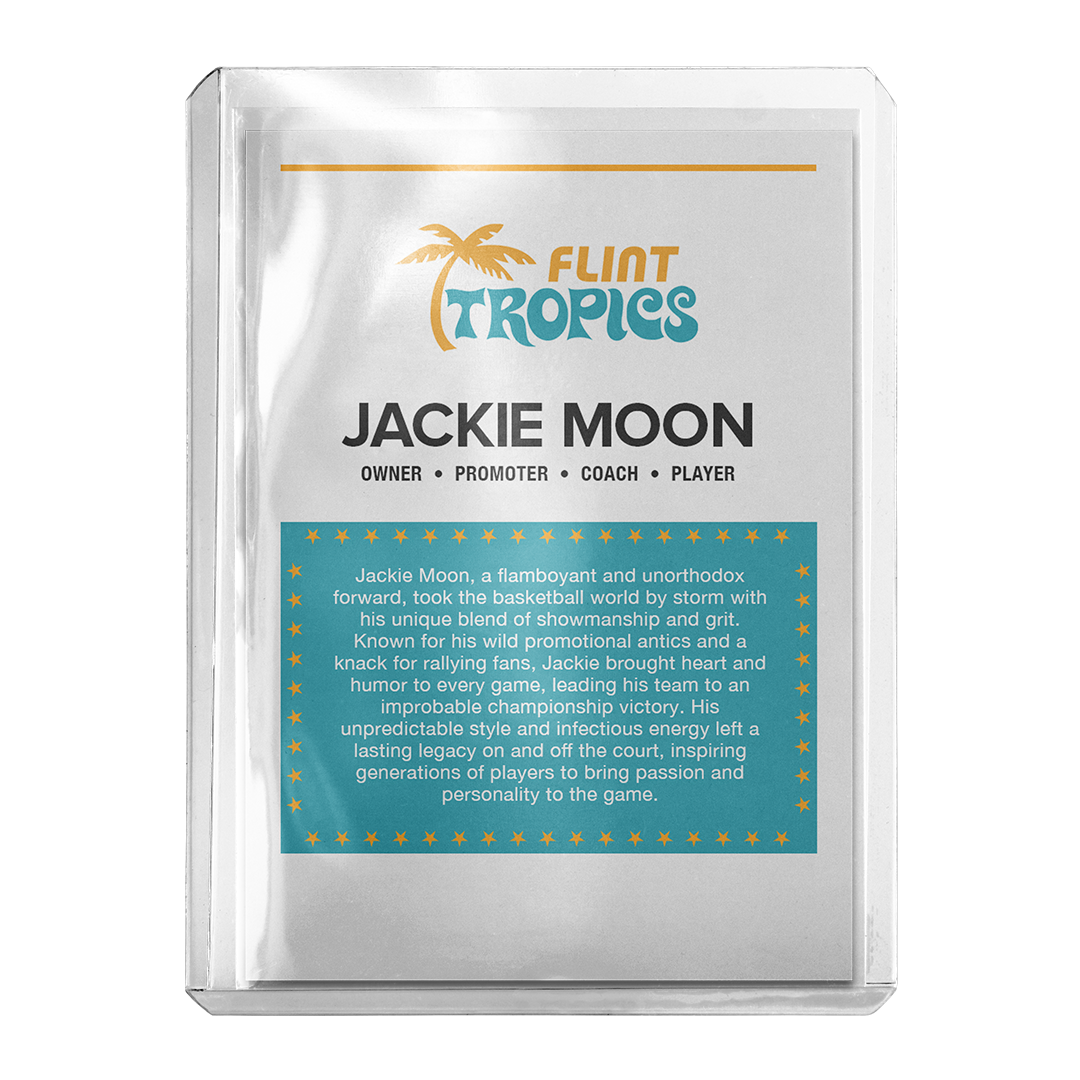 Custom Jackie Moon Semi-Pro Hoops Retro Card