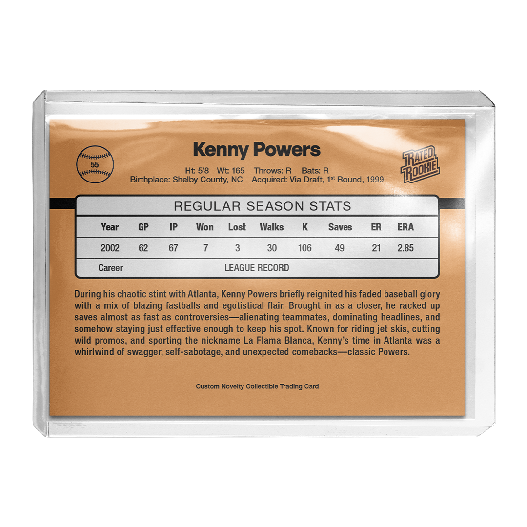 Kenny Powers - Eastbound & Down Atlanta Retro Card
