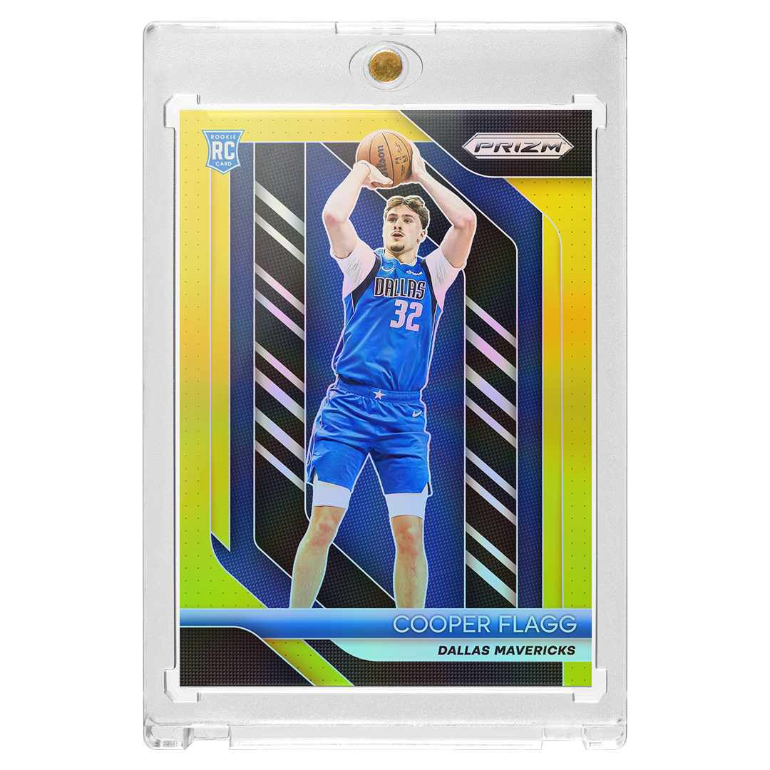 Custom Cooper Flagg Gold Holographic Prizm Card