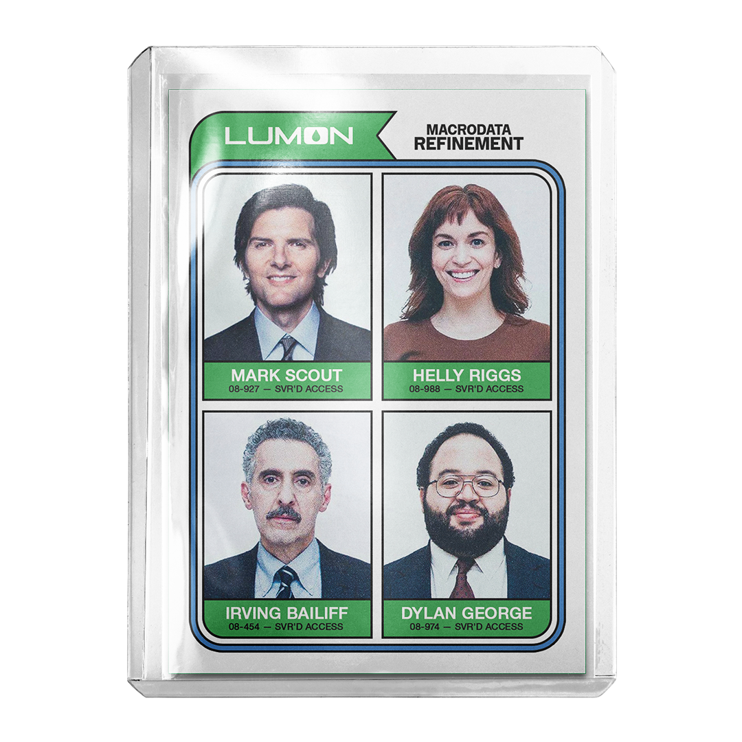Custom Severance Lumon Macrodata Refinement Retro Card