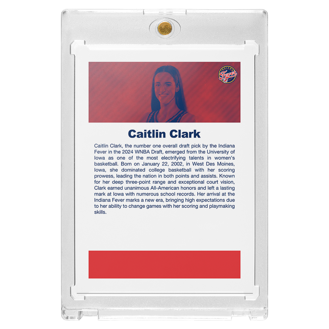 Caitlin Clark - Holographic Facsimile Rookie Retro Card