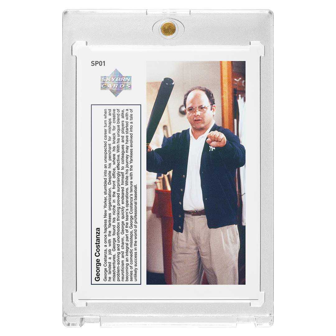 Custom George Costanza Silver Holographic Retro Card