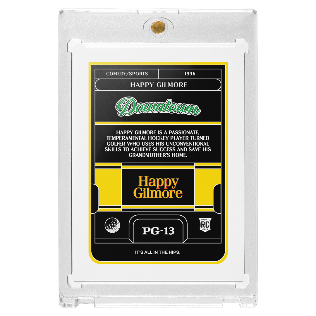 Happy Gilmore - Gold Holographic Downtown Card