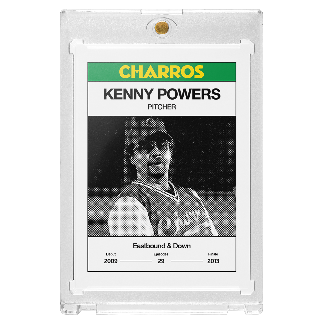 Kenny Powers - Holographic Eastbound & Down Charros Retro Card