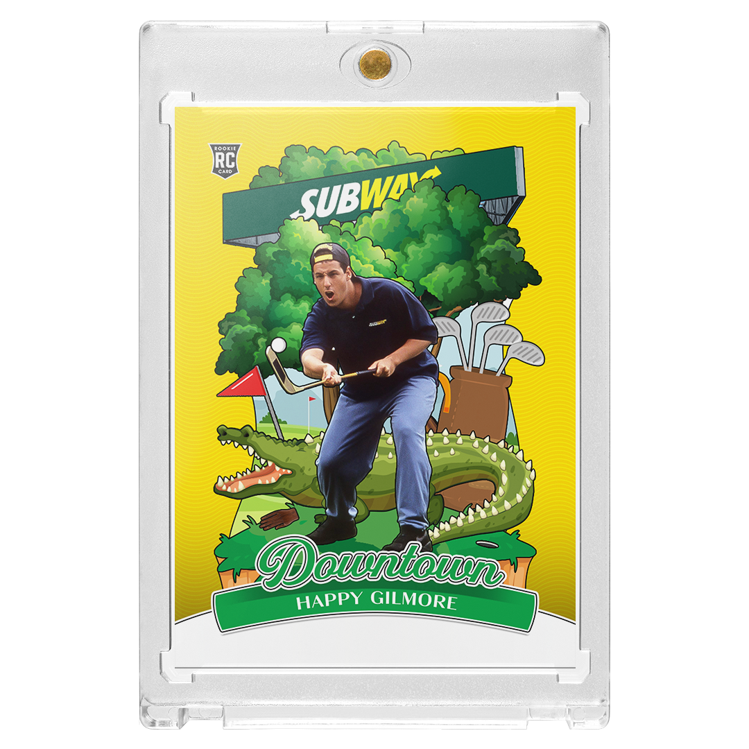 Custom Happy Gilmore Yellow Downtown Card